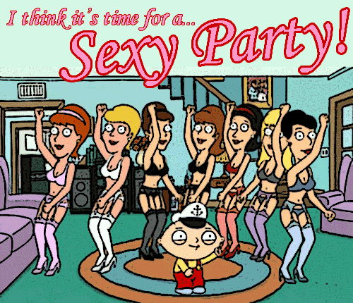 I think it's time for a... Sexy Party!