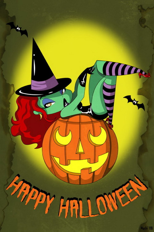 Happy Halloween -- Sexy Witch