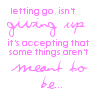 Letting Go 