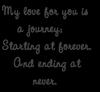 My Love For You Is A Journey