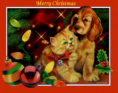 Merry Christmas -- Animals