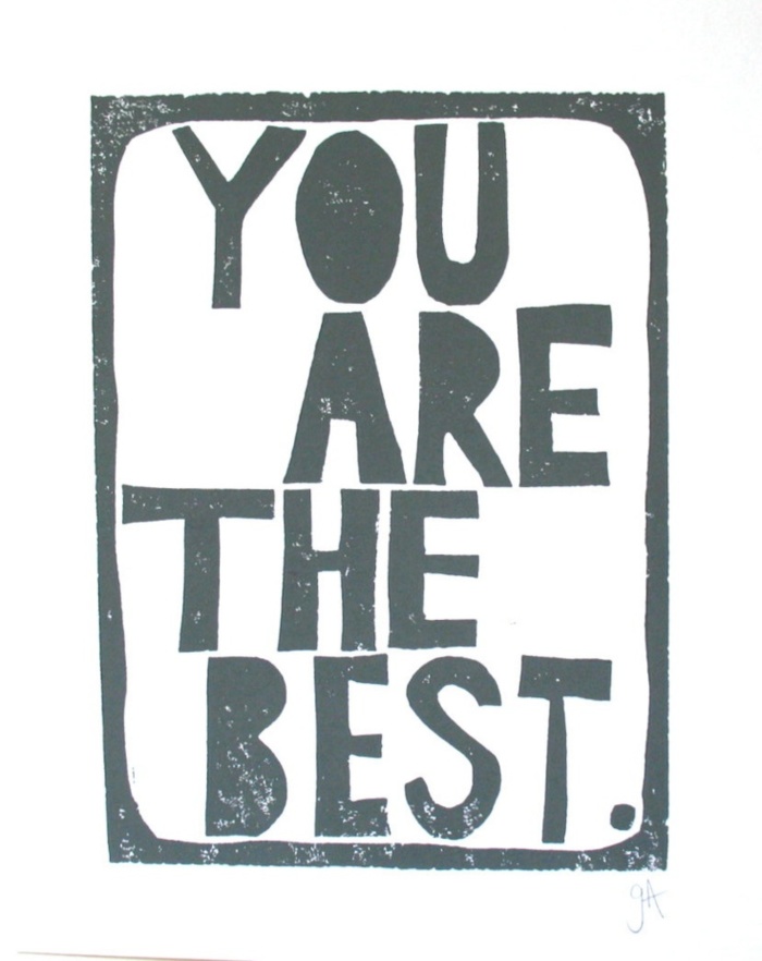 You are the best.