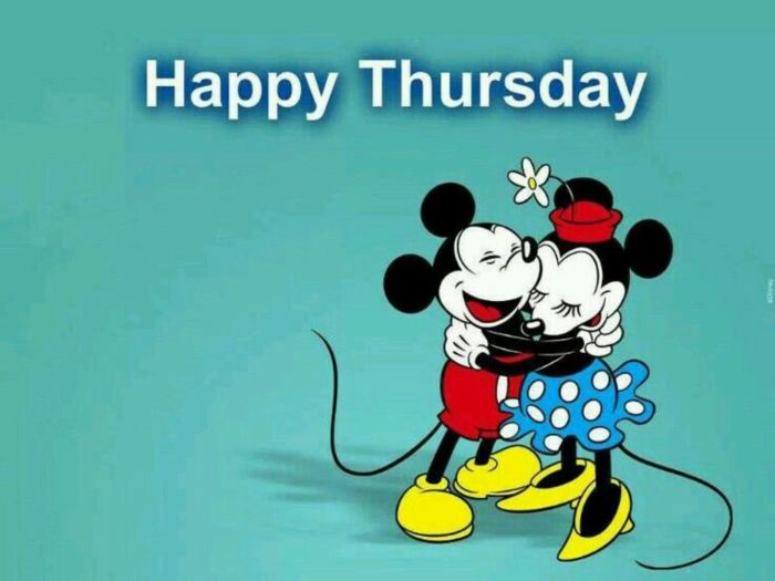Happy Thursday -- Mickey &Minnie