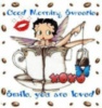 Good morning Sweetie XO XO Smile, you are loved -- Betty Boop