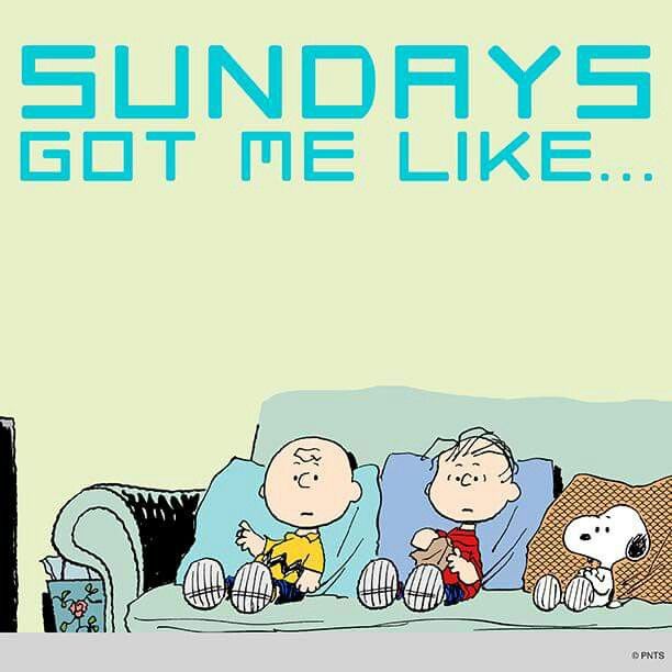 Sundays got me like... -- Snoopy