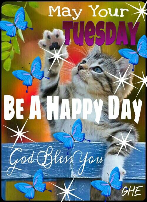 May your Tuesday Be A Happy Day. God Bless You.
