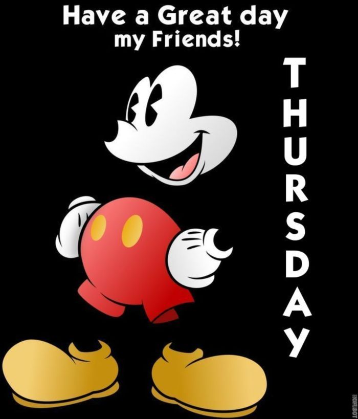 Have a Great day my Friends! Thursday!