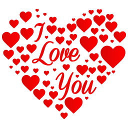 I love you -- Hearts