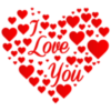 I love you -- Hearts