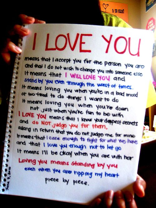 I love You Quote