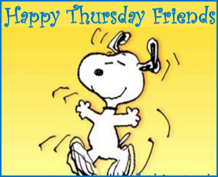 Happy Thursday Friends -- Snoopy