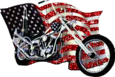 Happy 4th of July! -- Bike & Flag