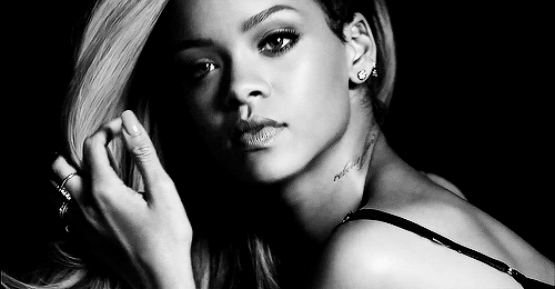 Rihanna Black and White