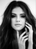 Selena Gomez Black and white