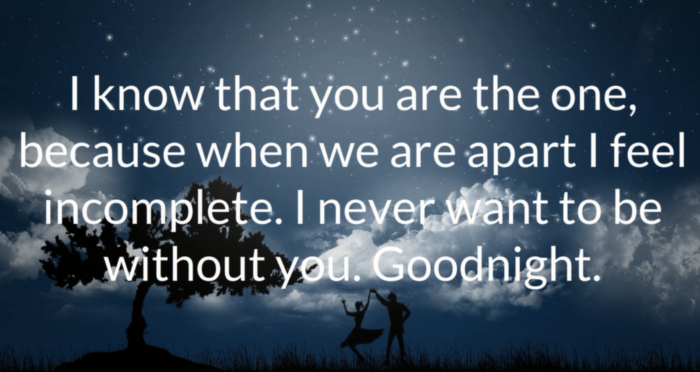 I love you good night quote