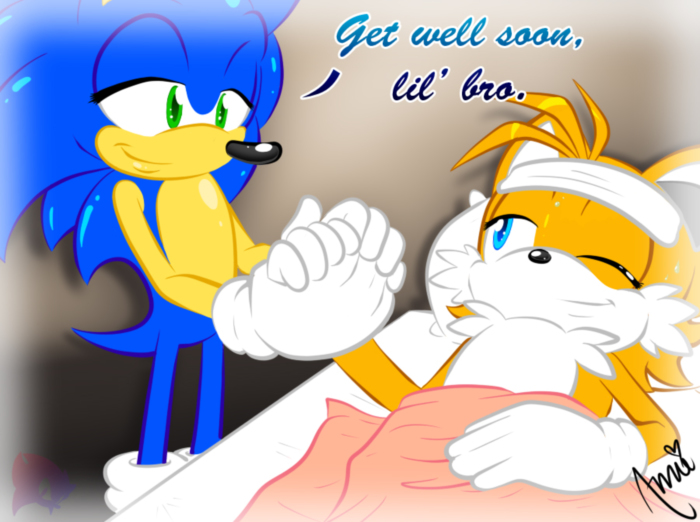 Get well soon, lil' bro.