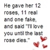 He Gave Her 12 Roses 