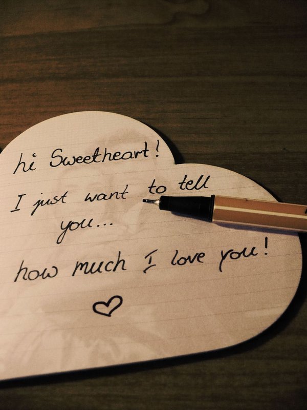 Hi Sweetheart! I just want to tell you... how much I love you! 