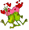 A Couple of Frogs in Love