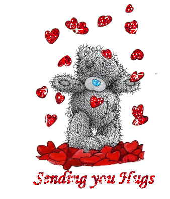 Sending you Hugs -- Teddy Bear