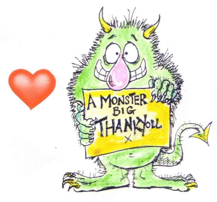 A Monster Big Thank You