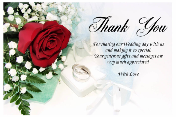 Thank You For sharing our Wedding day with us