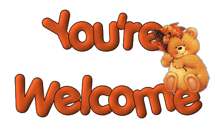 You're Welcome -- Cute Bear