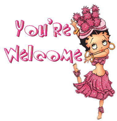 You're Welcome -- Betty Boop