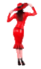 Lady in Red Dancing