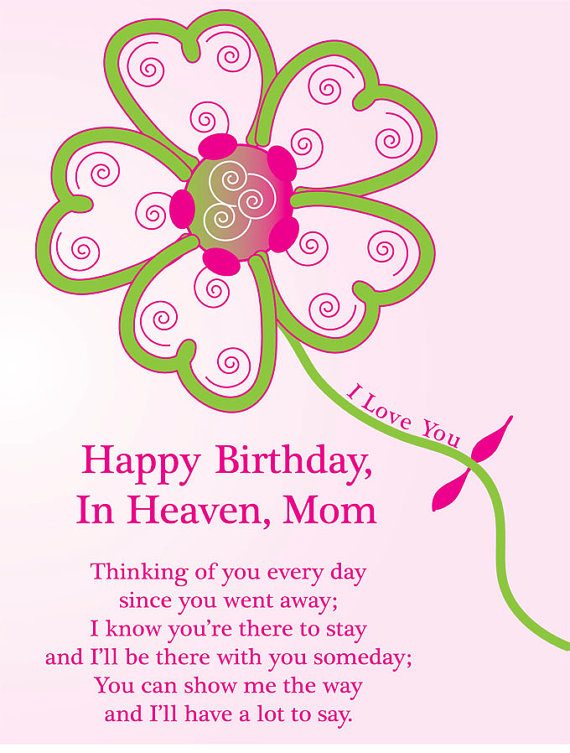 Happy Birthday In Heaven Mom Happy Birthday MyNiceProfile