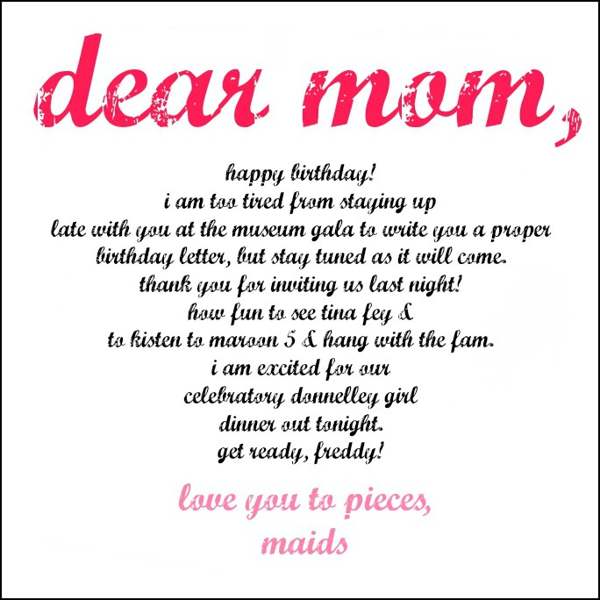 BIRTHDAY QUOTES FOR MOM 