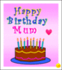 Happy Birthday Mom! -- Cake