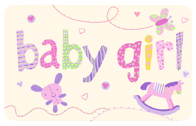 Best Wishes on Your Baby Girl