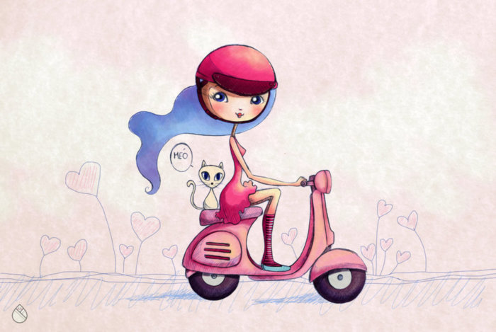 Girly Vespa 