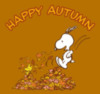 Happy Autumn -- Snoopy