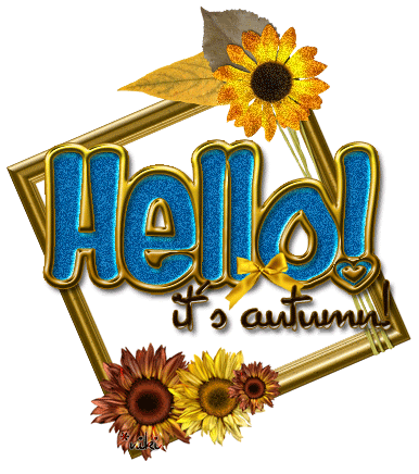 Hello! It's autumn!