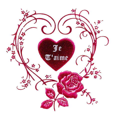 Je t'aime (I Love You in French)