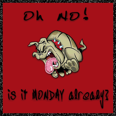 Oh No! It's Monday already?