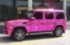 Pink Sparkle Car