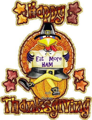 Happy Thanksgiving! Eat More Ham )