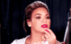 Beyoncé Red Lipstick