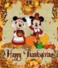 Happy Thanksgiving -- Disney Mickey & Minie