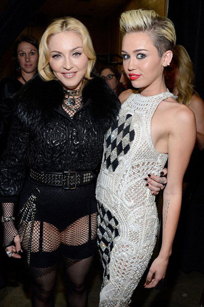 Madonna, Miley Cyrus