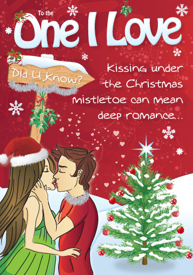 Kissing under the Christmas Mistletoe :: Christmas :: MyNice