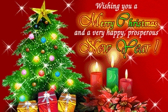 Wishing you a Merry Christmas and very happy, prosperous New Year!