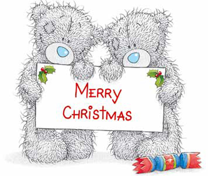 Merry Christmas -- Teddy Bears