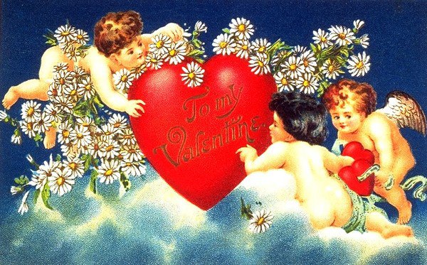 To My Valentine -- Retro Card