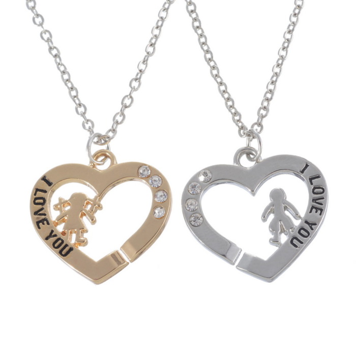 I Love You -- Necklace Heart