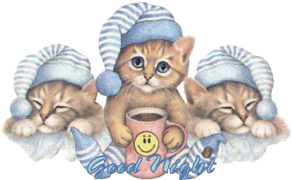 Good Night -- Cute Kittens