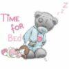 Time for Bed -- Teddy Bear